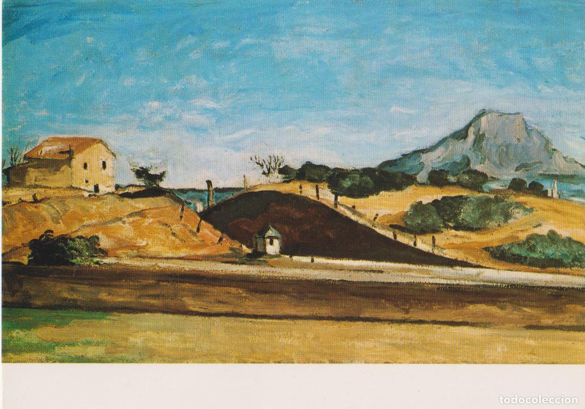 Postales: POSTAL DE LA OBRA DE PAUL CEZANNE, TERRAPLEN DEL FERROCARRIL (1870) &ndash; FOTO JOACHIM BLAUEL &ndash; S/C