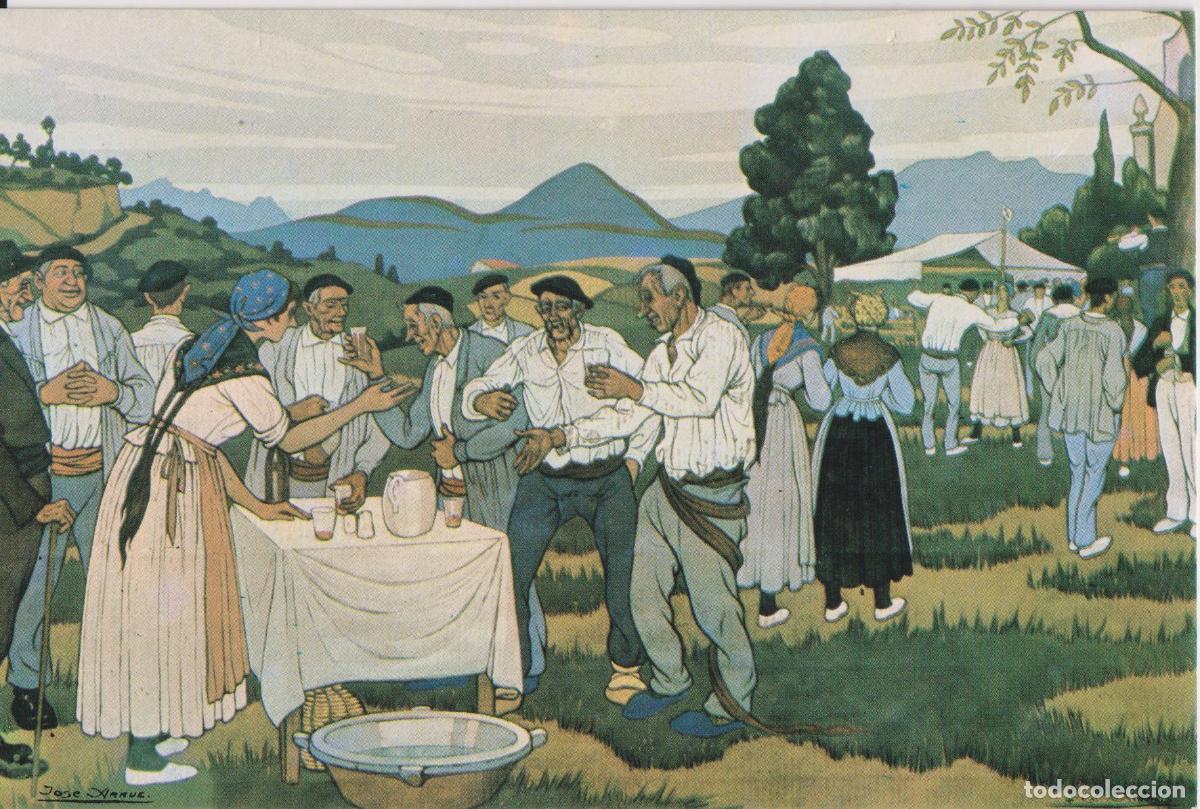 Postales: POSTAL DE LA OBRA DE JOS&Eacute; ARRUE VALLE, ROMERIA &ndash; POSTALARTE N&ordm;10 &ndash; S/C