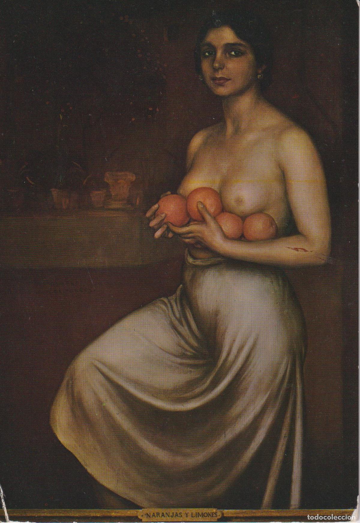 Postales: POSTAL DE LA OBRA DE ROMERO DE TORRES, NARANJAS Y LIMONES &ndash; MUSEO ROMERO DE TORRES &ndash; S/C