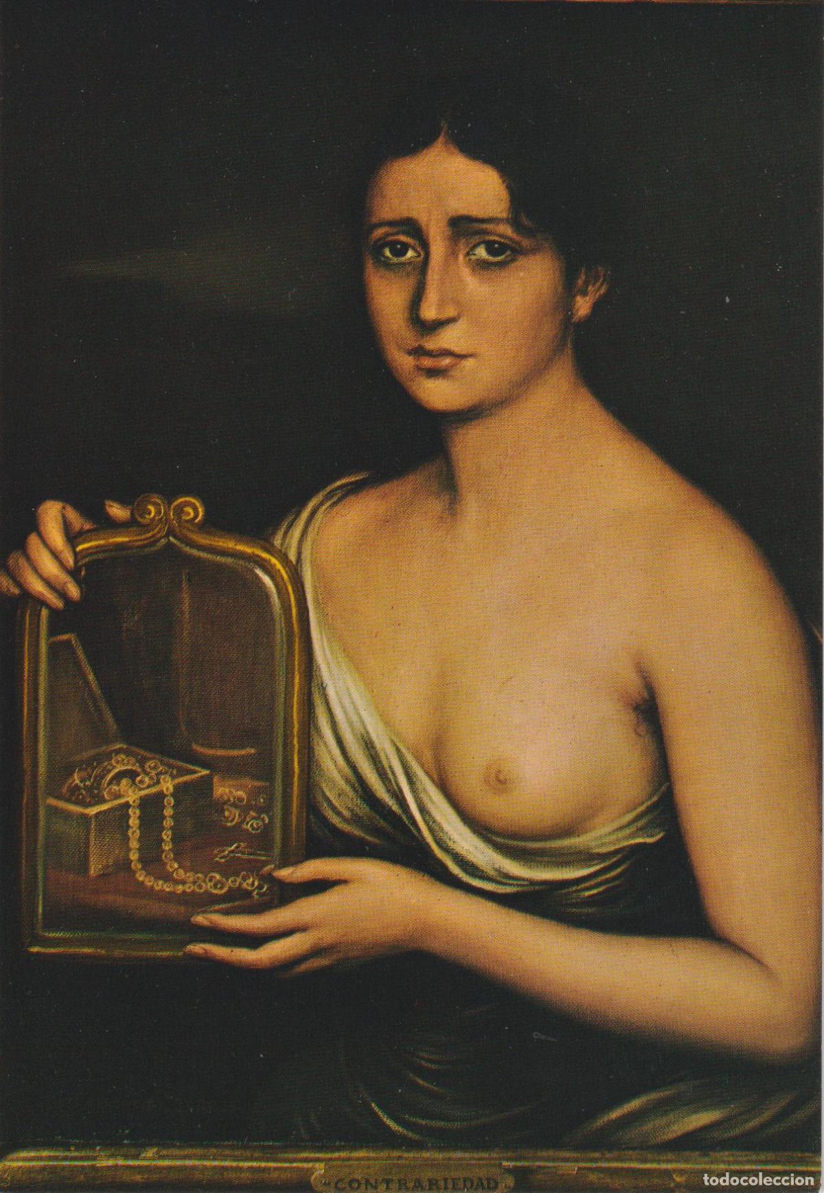 Postales: POSTAL DE LA OBRA DE ROMERO DE TORRES, CONTRARIEDAD &ndash; MUSEO ROMERO DE TORRES &ndash; S/C