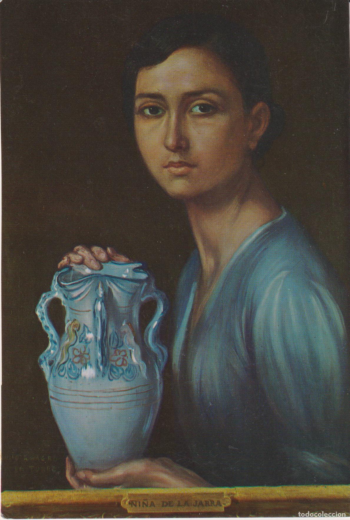 Postales: POSTAL DE LA OBRA DE ROMERO DE TORRES, NI&Ntilde;A DE LA JARRA &ndash; MUSEO ROMERO DE TORRES &ndash; S/C
