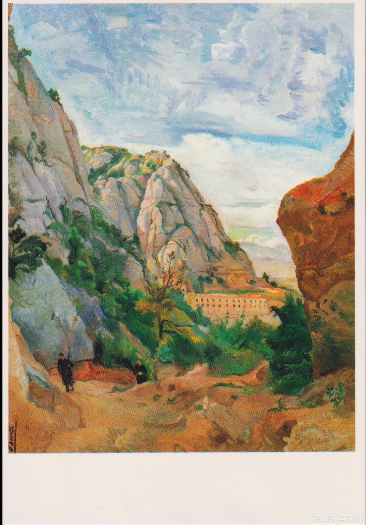 Postales: POSTAL DE LA OBRA DE PERE DAURA, MONTSERRAT (1931) &ndash; MUSEU DE MONTSERRAT &ndash; S/C