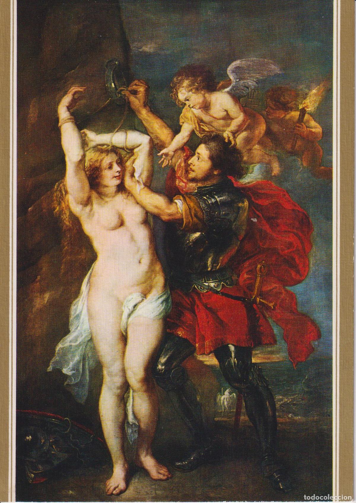 Postales: POSTAL DE LA OBRA DE RUBENS, ANDR&Oacute;MEDA LIBERADA POR PERSEO &ndash; ESCUDO DE ORO N&ordm;228 &ndash; S/C