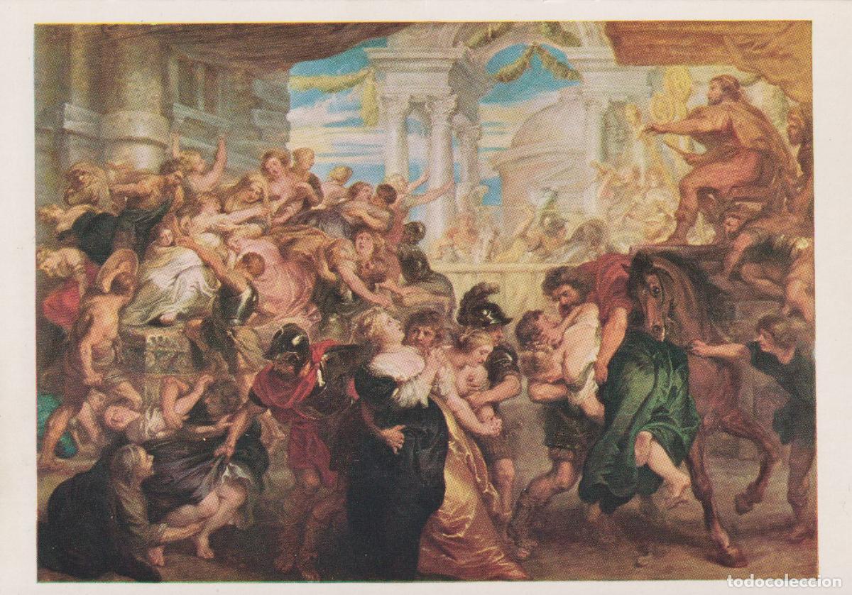 Postales: POSTAL DE LA OBRA DE RUBENS, EL RAPTO DE LA SABINE WOMEN &ndash; NATIONAL GALLERY 1359 &ndash; S/C