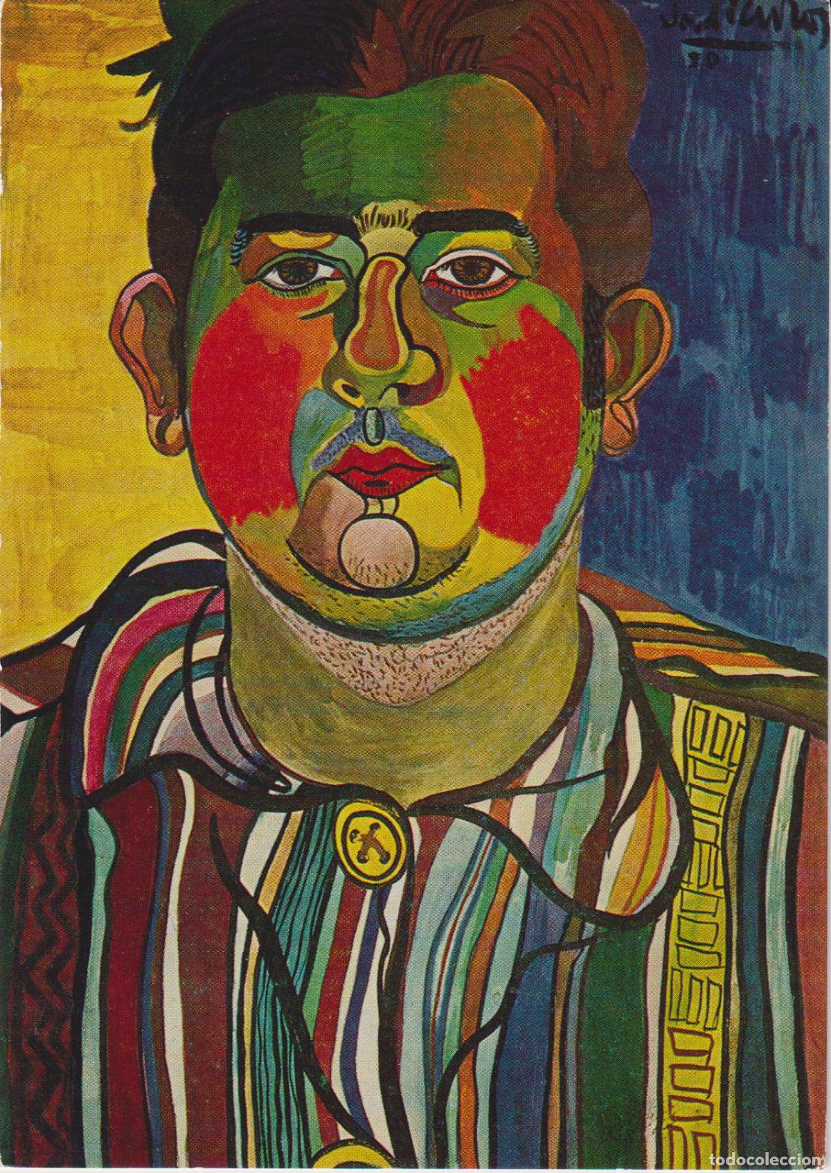 Postales: POSTAL DE LA OBRA DE JORDI CUR&Oacute;S, AUTORRETRAT (1930) &ndash; EDITEUR VERRI&Eacute; &ndash; S/C