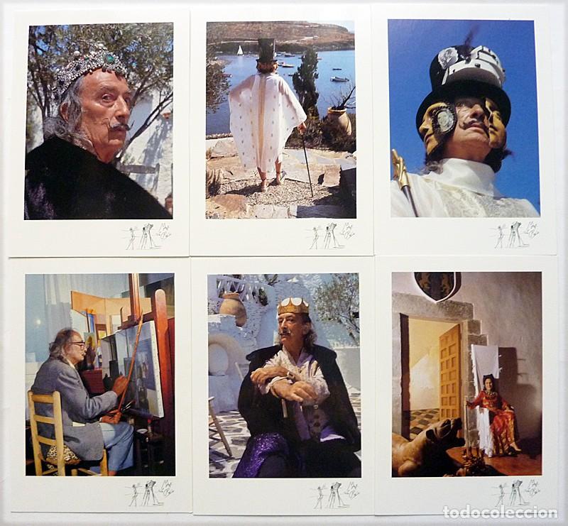 Postales: 6 POSTALES DE SALVADOR DAL&Iacute; - FOTOGRAF&Iacute;AS DE MARC LACROIX - TRIANGLE - NUEVAS