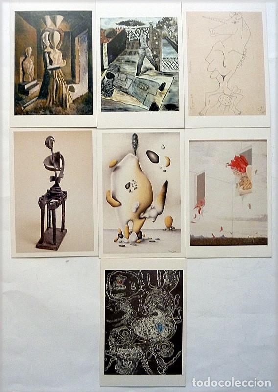 Postales: 7 POSTALES DE SURREALISTAS - FUNDACI&Oacute;N GRANELL - PACK&rdquo;SOPA DE ARTE SURREALISTA&rdquo; - DESCATALOGADO