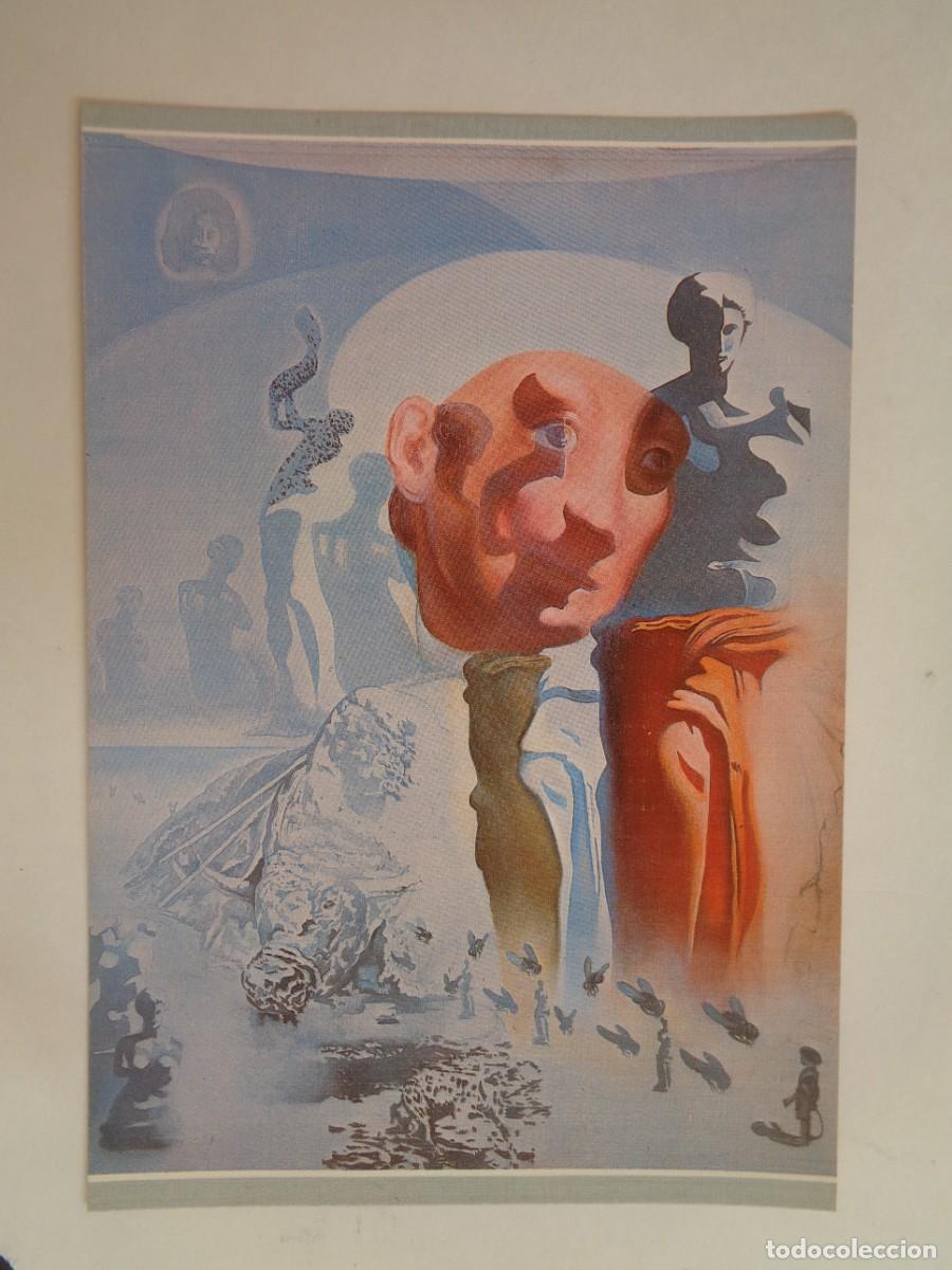 Postales: POSTAL DE PINTURA DE DAL&Iacute; : ESTUDIO PARA EL TEATRO ALUCINOGENO . FUNDACION GALA - DAL&Iacute;