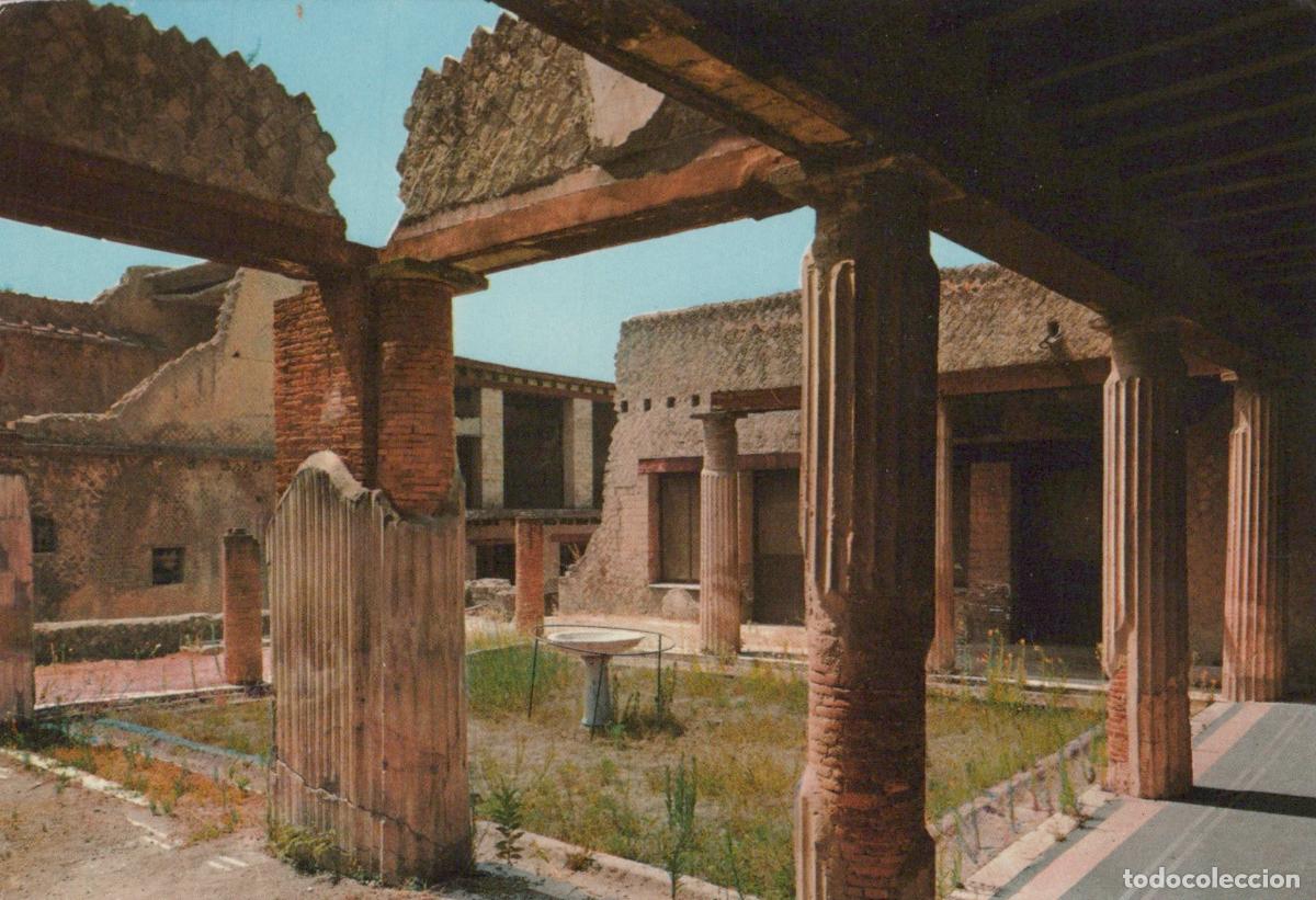 Postales: Ancient Roman Ruins Courtyard Columns Architecture *YAB212