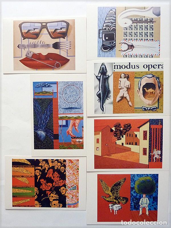 Postales: 7 POSTALES DE PHILIP WEST - FUNDACI&Oacute;N GRANELL - PACK &rdquo;SOPA COLECCION PHILIP WEST&rdquo; - DESCATALOGADO