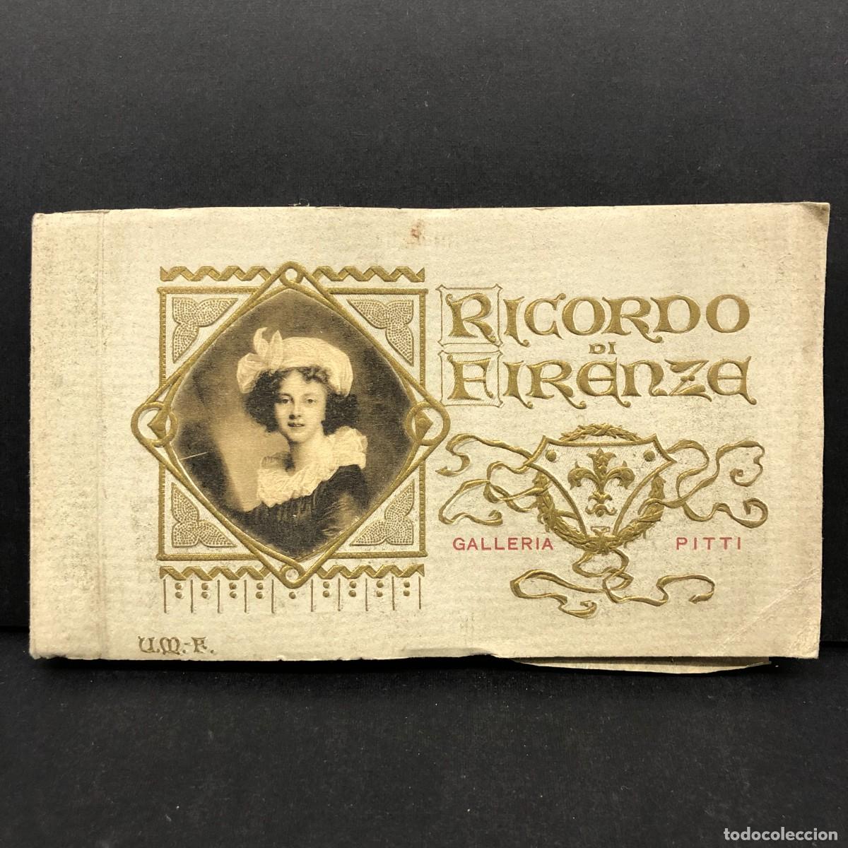 Postales: RICORDO DI FIRENZE - GALLERIA PITTI - POSTALES - FLORENCIA - C. 1900 - ARTE / 3307