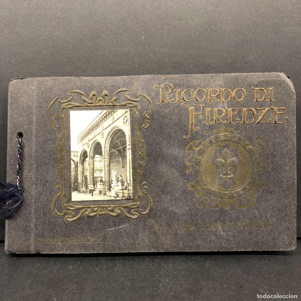 Postales: RICORDO DI FIRENZE - ALBUM POSTALES - FLORENCIA - C. 1900 / 3309