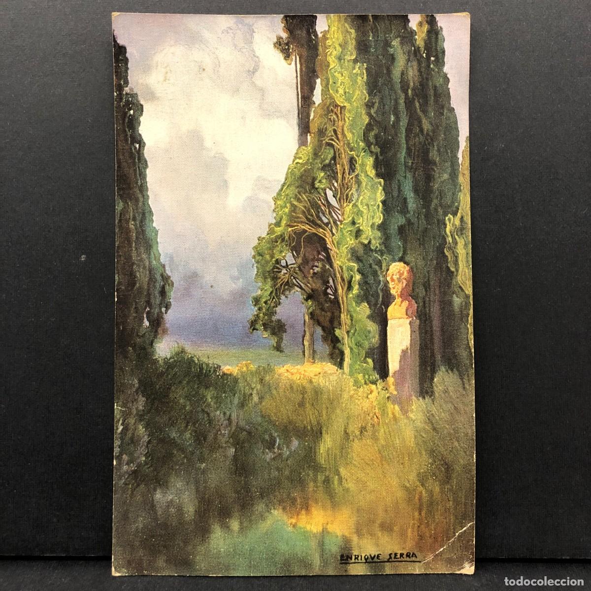 Postales: POSTAL - ENRIQUE SERRA AUQU&Eacute; - ED. CLAUDIO SERRA ROME - RAR&Iacute;SIMA - ARTE / 3313
