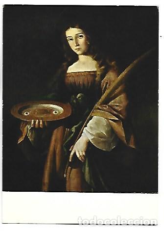 Postales: &rdquo; SANTA LUCIA &rdquo;.- (FRANCISCO ZURBARAN).- PINACOTECA DE MONTSERRAT / BARCELONA