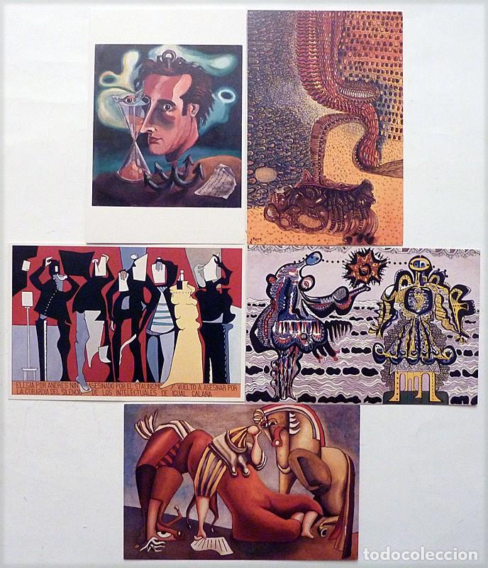 Postales: 5 POSTALES DE EUGENIO GRANELL - PINTOR SURREALISTA - FUNDACI&Oacute;N GRANELL - 2002 - NUEVAS