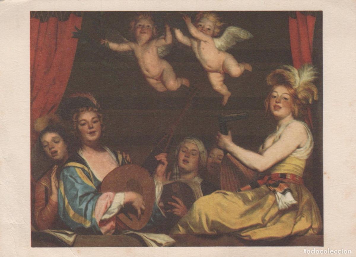 Postales: France Paris &Icirc;le de Peinture Honthorst Concert Louvre Unposted *YAF997
