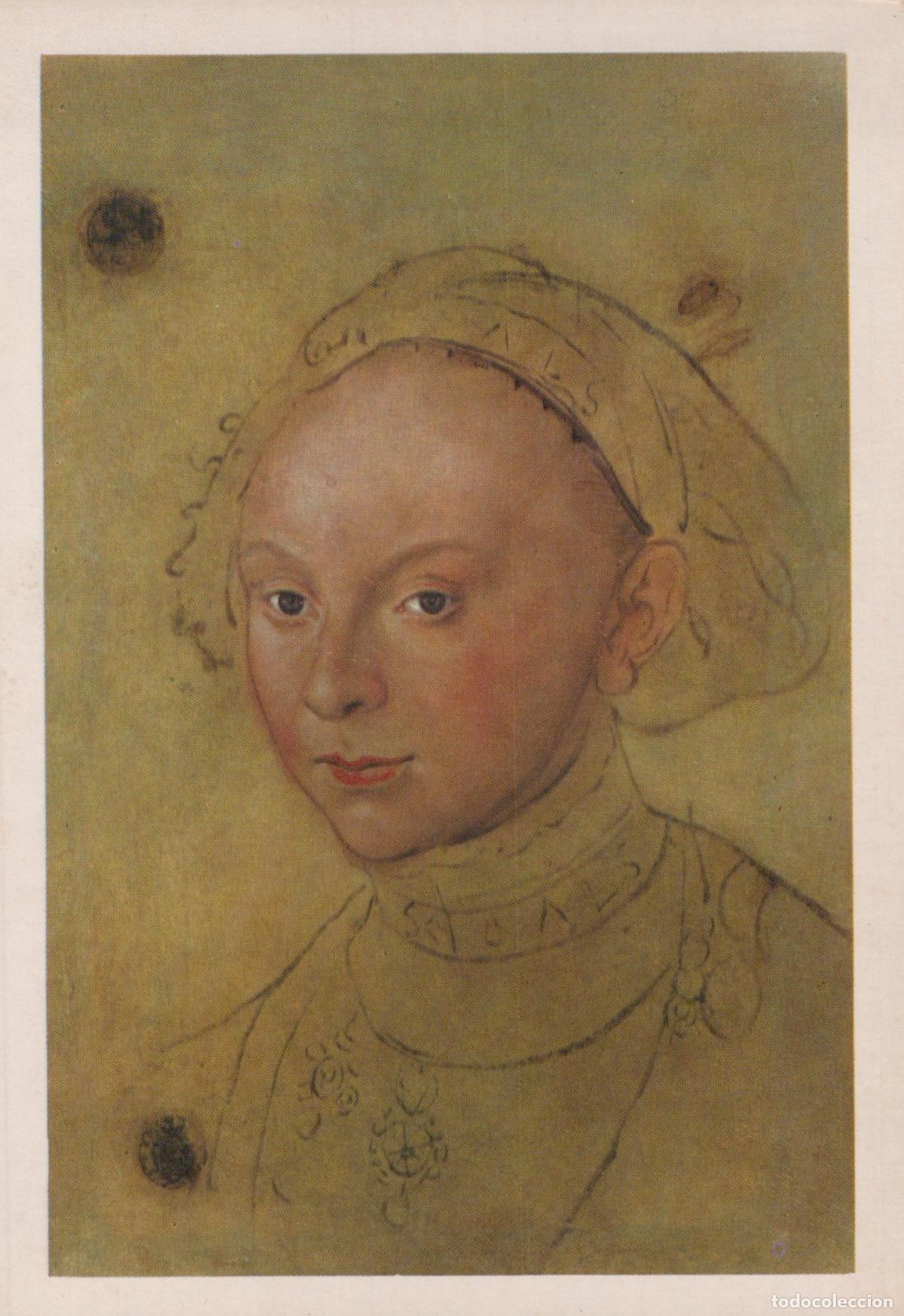 Postales: Fine Arts Portrait Drawing Young Girl *YAG039