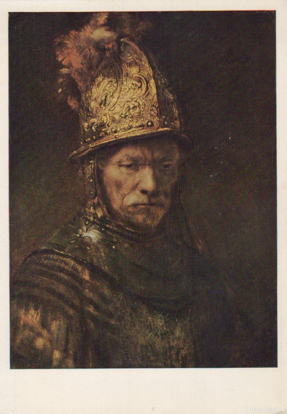 Postales: Fine Arts Rembrandt Soldier Painting *YAG322