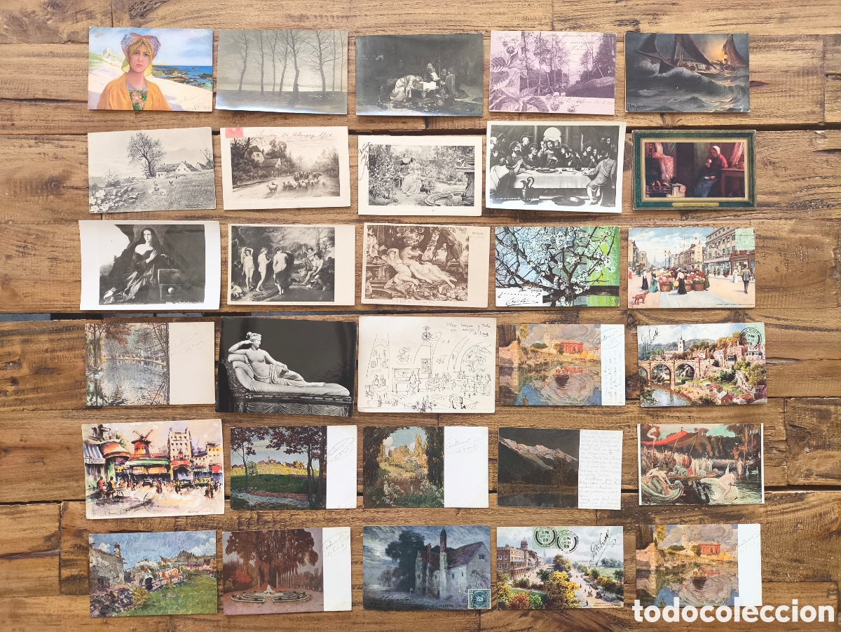 Postales: Lote 224 postales de Arte varios Artistas la mayor parte de principios del siglo XX en adelante