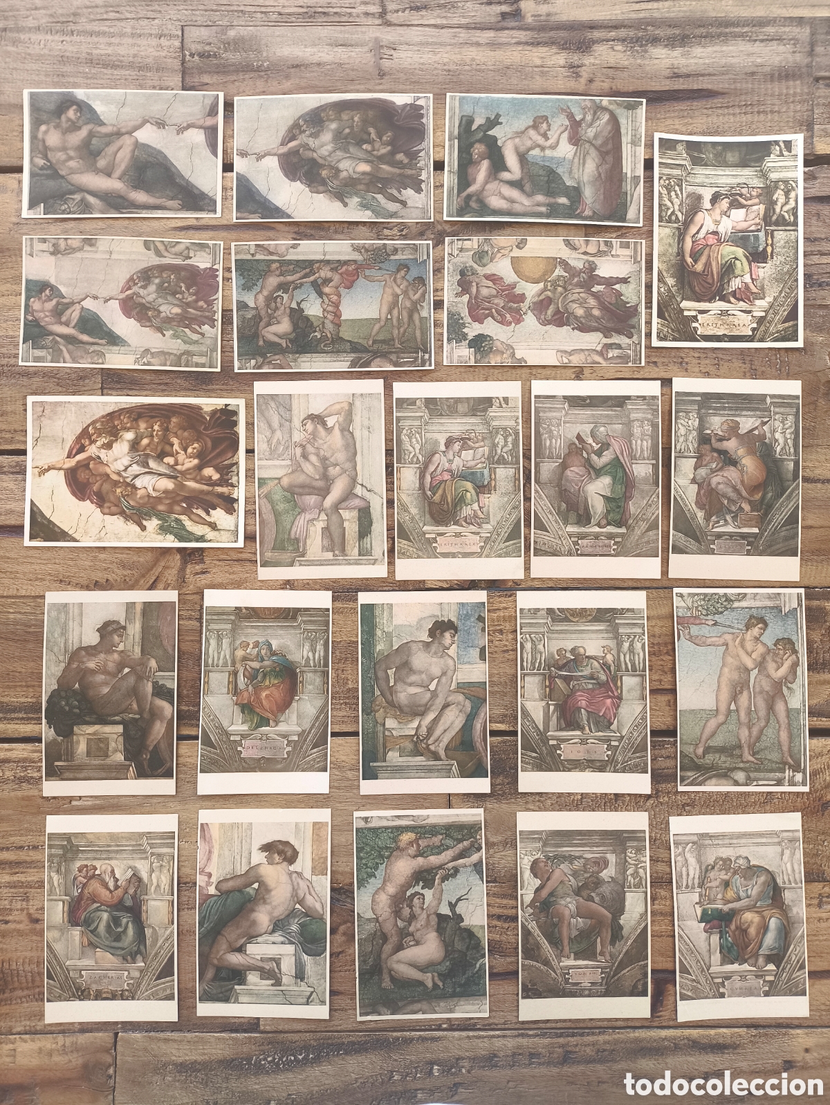 Postales: Antiguas postales de Arte Vaticano Capilla Sixtina Miguel &Aacute;ngel Ed. Roberto Hoesch y Zacchetti
