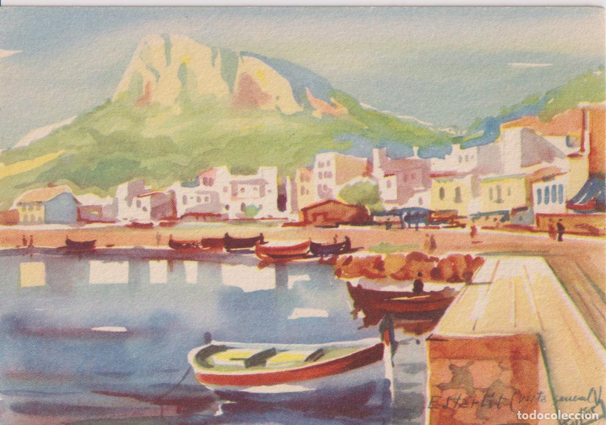 Postales: POSTAL DE LA OBRA DE FUSTER, ESTARTIT, VISTA GENERAL - ARTES GR&Aacute;FICAS TREYER 30 - S/C