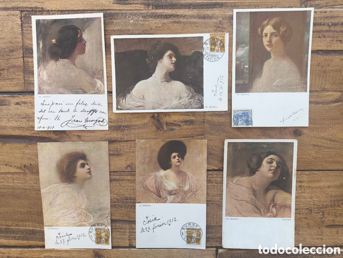Postales: Antiguas postales de Arte Polaco Franciszek Zmurko Ed. Jan Czernecki Anczyc 1910