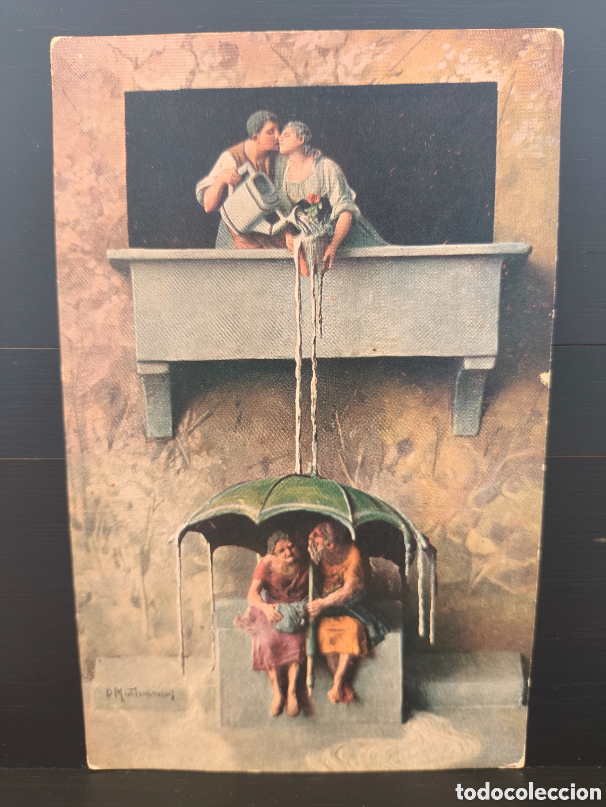 Postales: Antigua postal Arte Domenico Mastroianni Insouciante Jeunesse Sculptochromie Ed. A. Noyer 1914