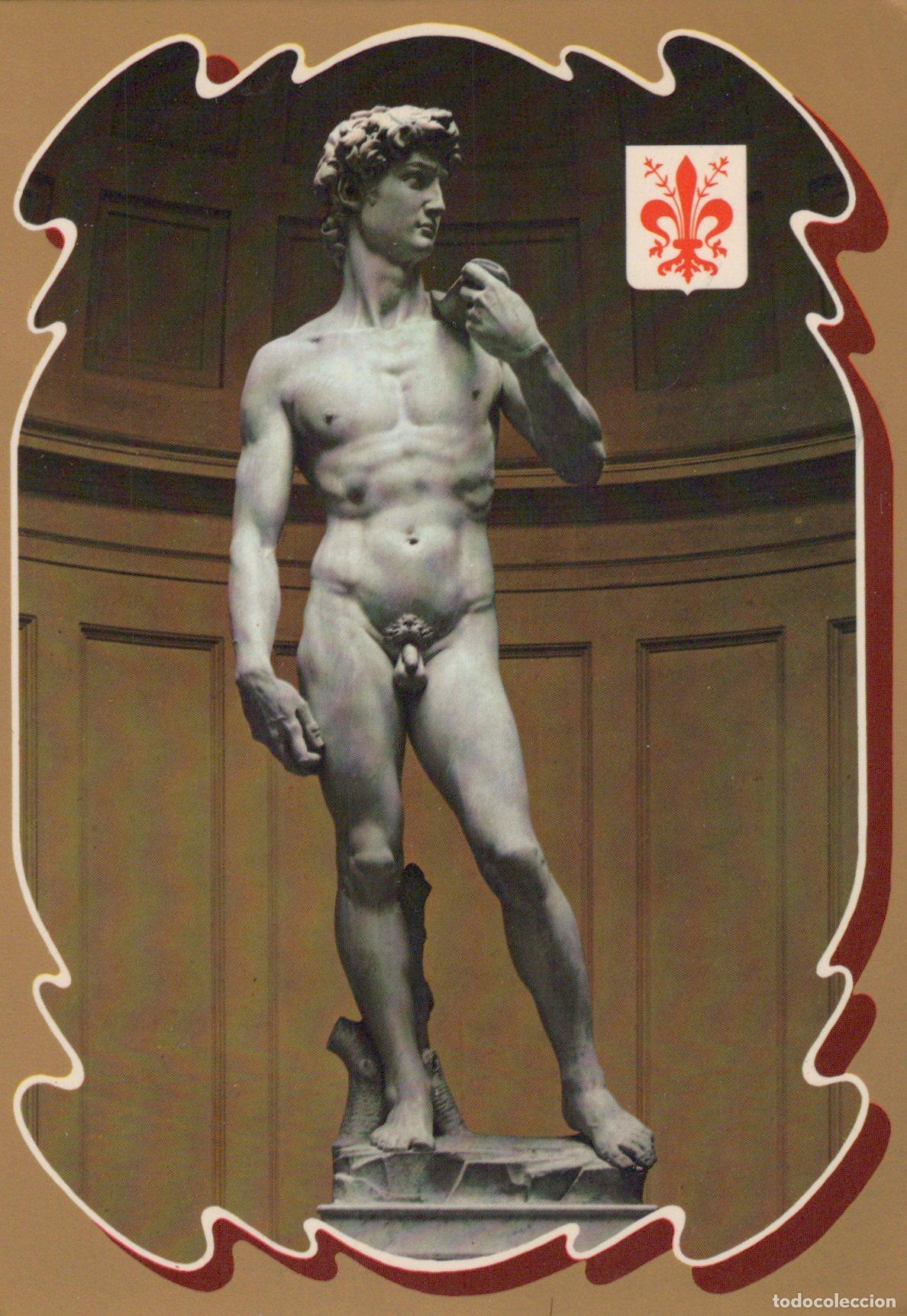 Postales: Italy Florence David By Michelangelo Statue Accademia Gallery Art *YAM020
