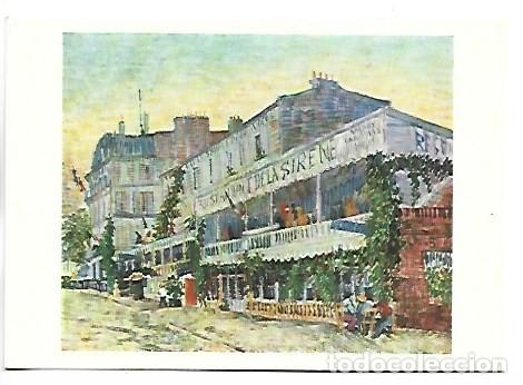 Postales: &rdquo; LE RESTAURANT DE LA SIRENE - THE RESTAURANT &rdquo;LA SIRENE&rdquo;.- (VAN GOGH).- MUSEE DU LOUVRE - PARIS