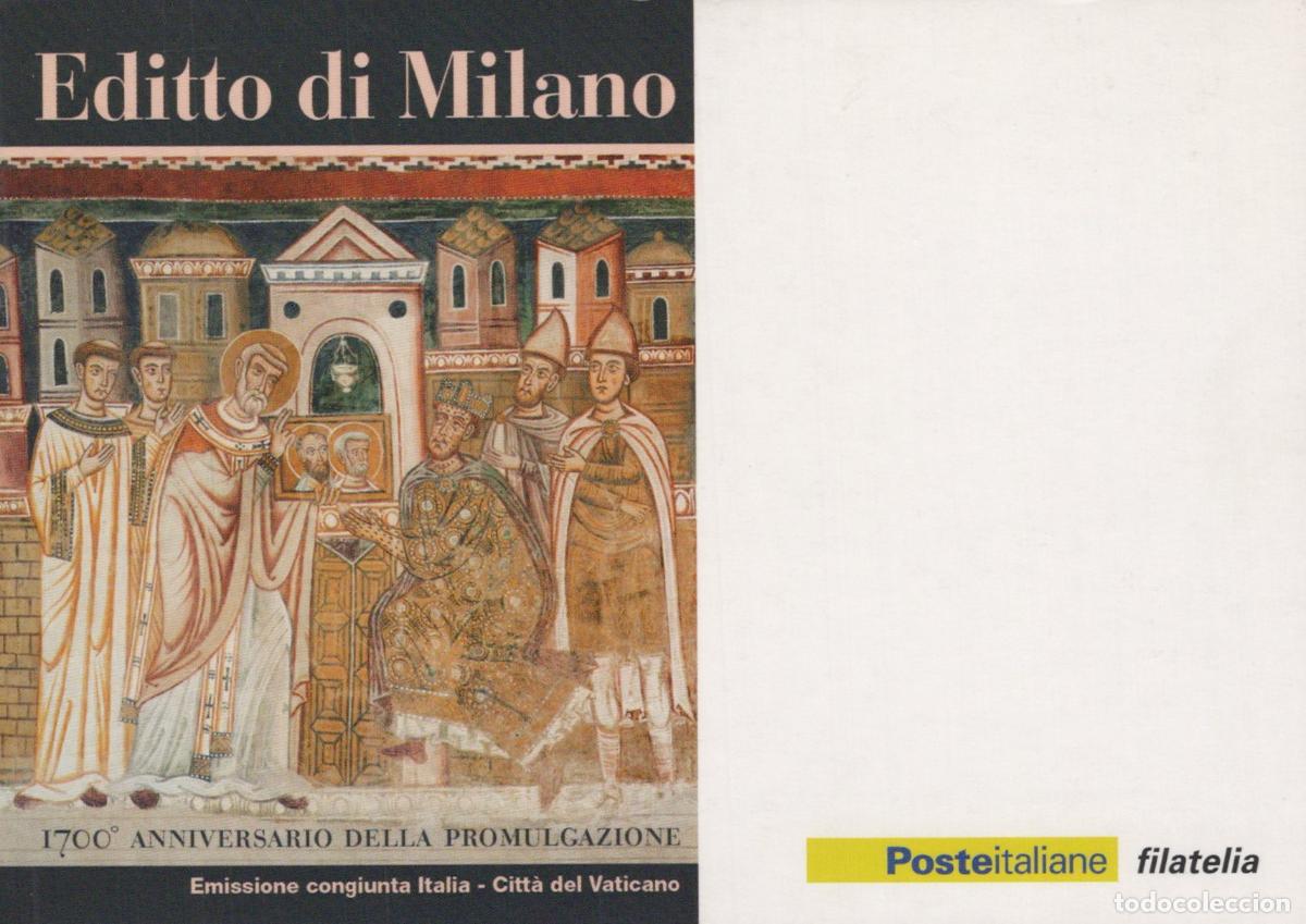 Postales: Italy Milan Vatican City Edict of 1700th Anniversary Art Unposted *YAP100