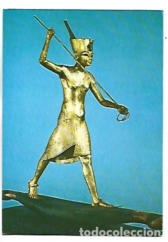 Postales: TUTANKHAMUN, THE HARPOONER.- TREASURES OF TUTANKHAMUN