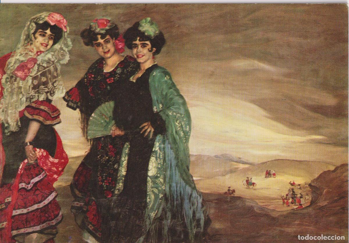 Postales: POSTAL DE LA OBRA DE ZULOAGA, MIS PRIMAS &ndash; EUROCROMO SERIE 1504 &ndash; S/C