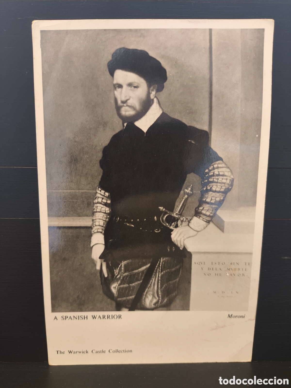 Postales: Antigua postal fotogr&aacute;fica Giovanni Battista Moroni Retrato Gabriel de la Cueva duque Alburquerque