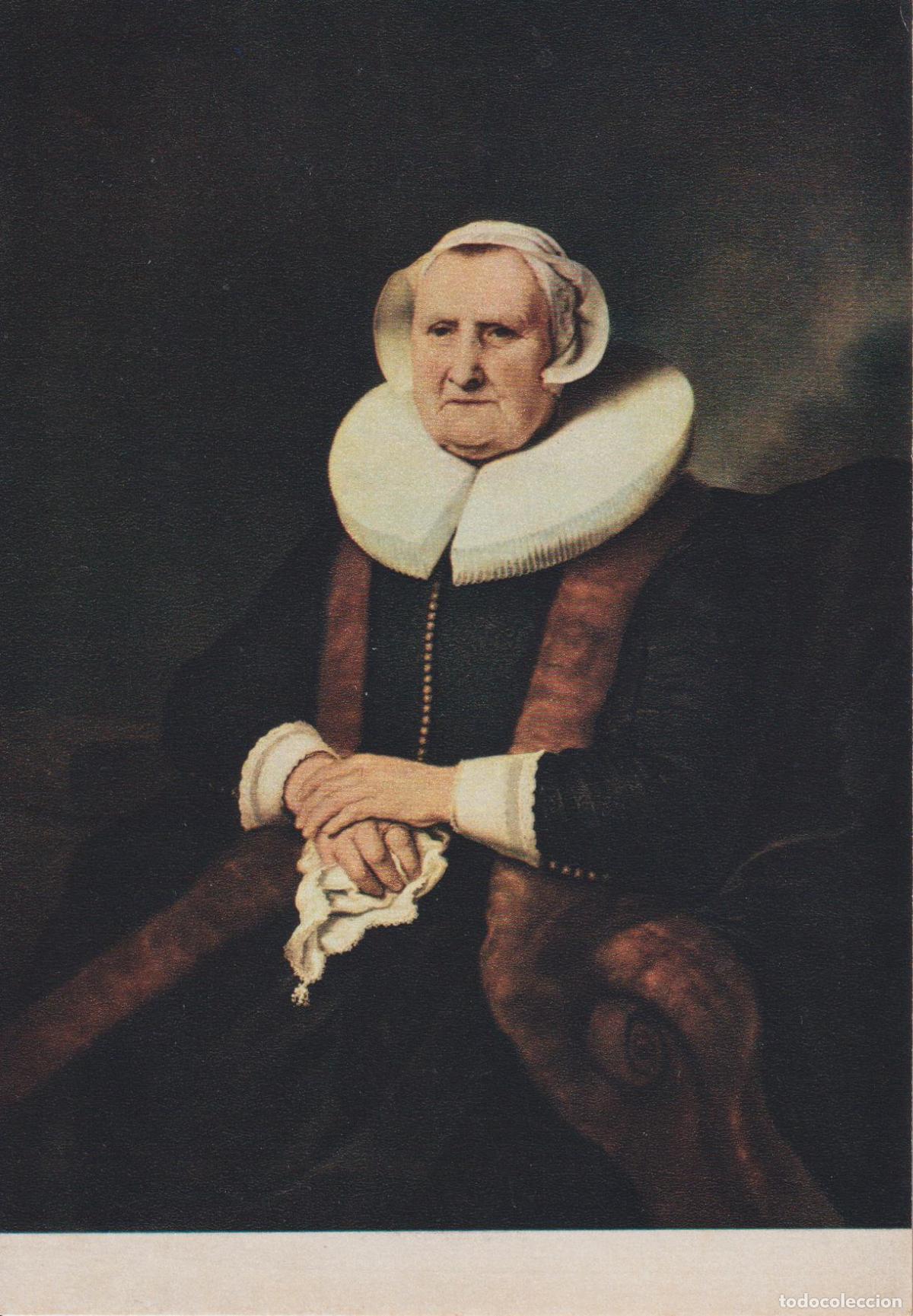 Postales: POSTAL DE LA OBRA DE REMBRANDT, ELISABETH JACOBSDR BAS &ndash; NRM &ndash; S/C