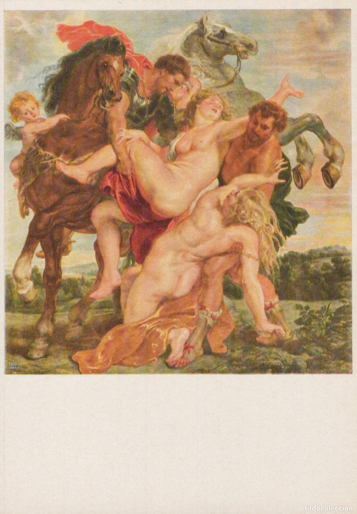 Postales: Peter Paul Rubens Rape of the Daughters of Leucippus Unposted *YAT991