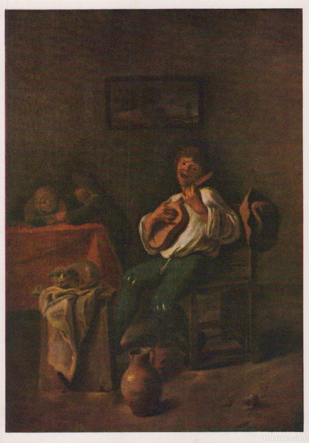 Postales: Adriaen Brouwer The Guitar Player Art Unposted *YAT984