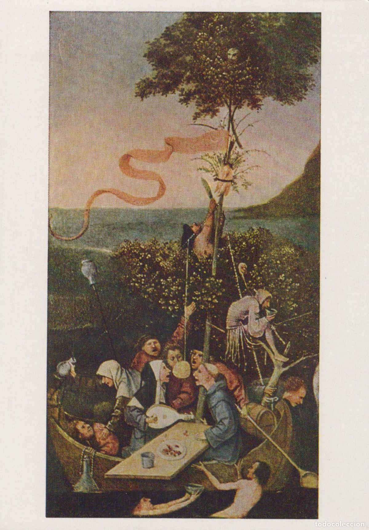 Postales: The Ship of Fools By Hieronymus Bosch C 1490 1500 Unposted *YAU211