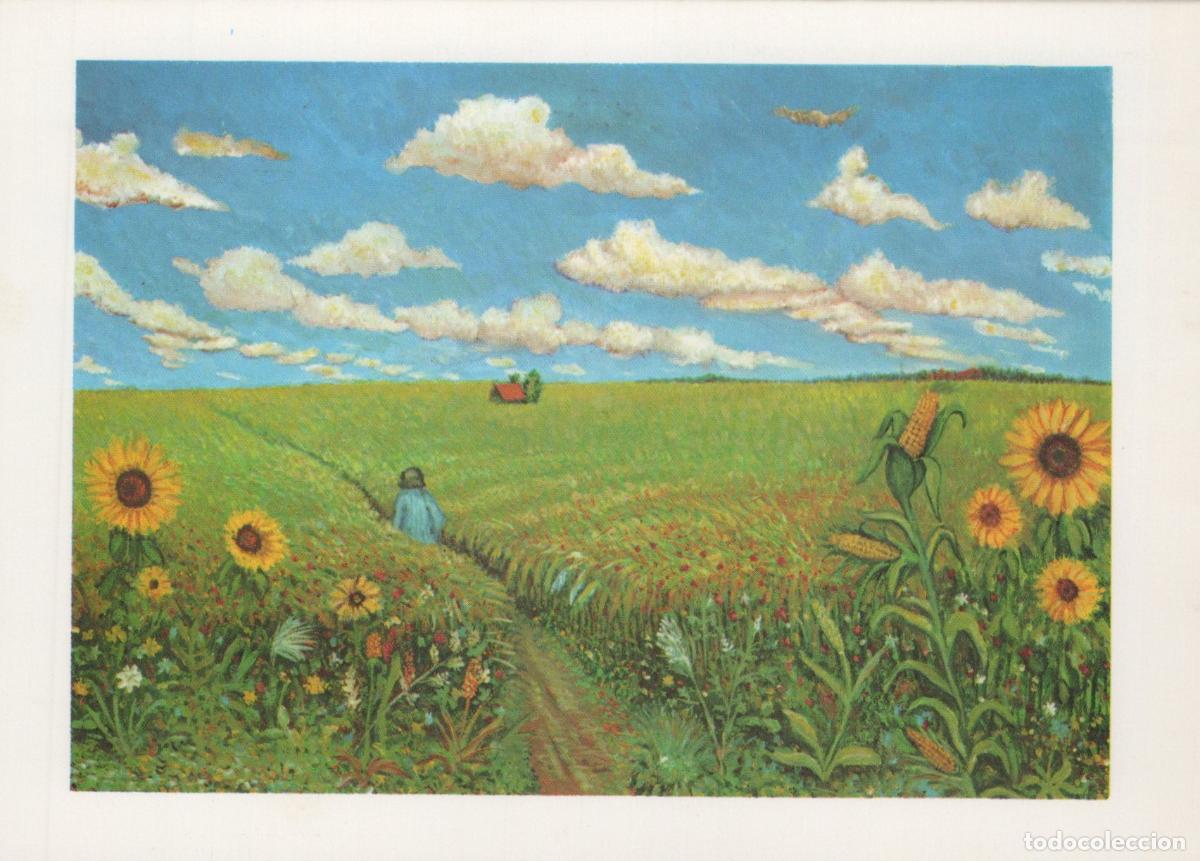 Postales: Kellogg S Summer Painting By Alshadir Bassim Rural Landscape Unposted *YAU984