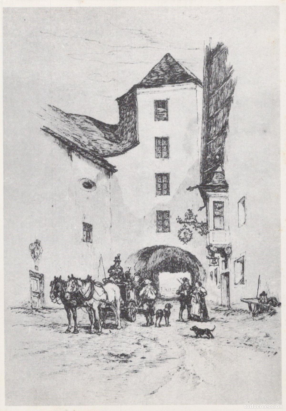 Postales: Rural Scene With Horse Drawn Cart People and Dogs Art Unposted *YAT920