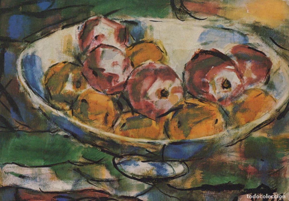 Postales: Christian Rohlfs Bowl of Fruit Painting Unposted *YAU981