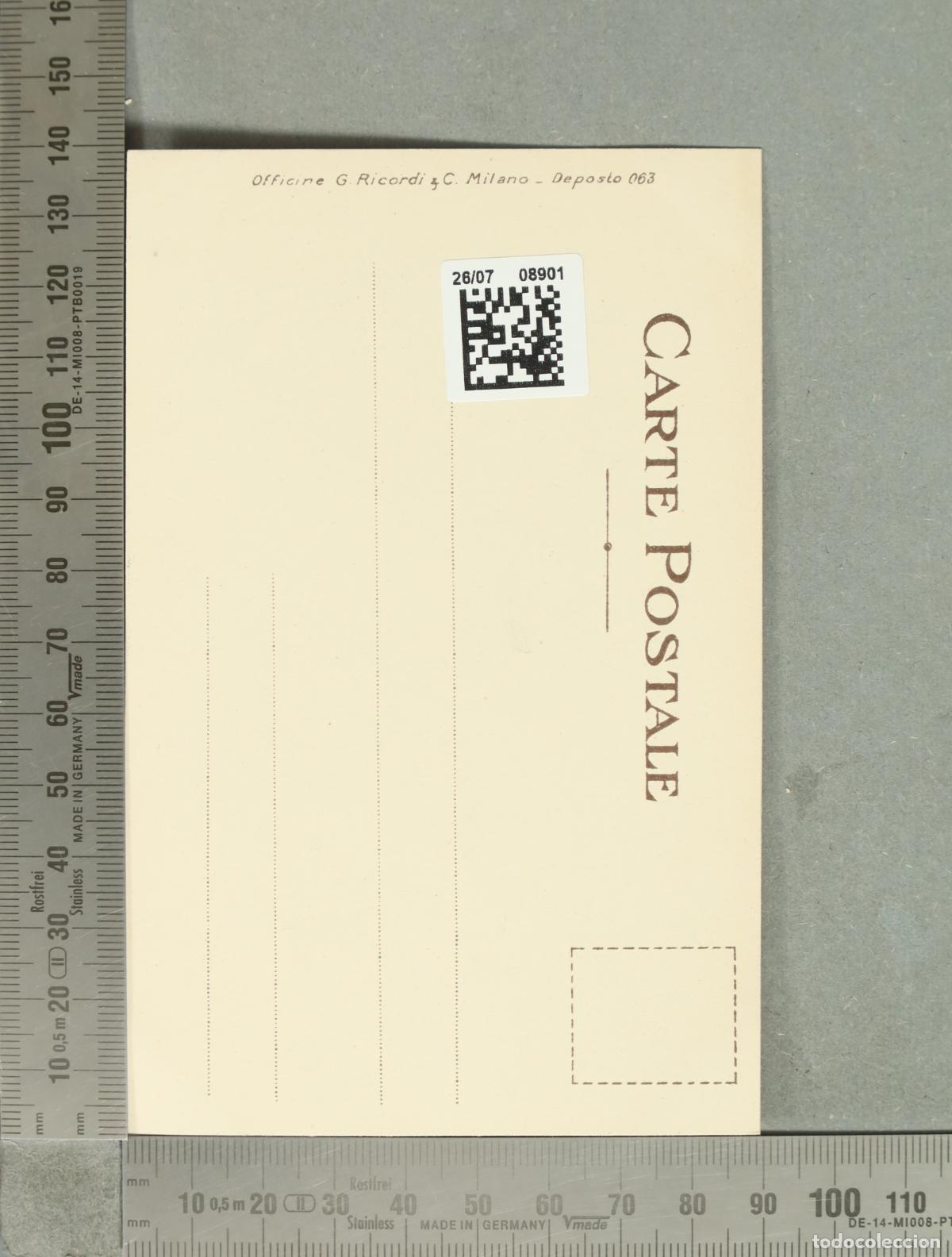 Postales: POSTAL. Tosca - Leopoldo Metlicovitz - Foto 2
