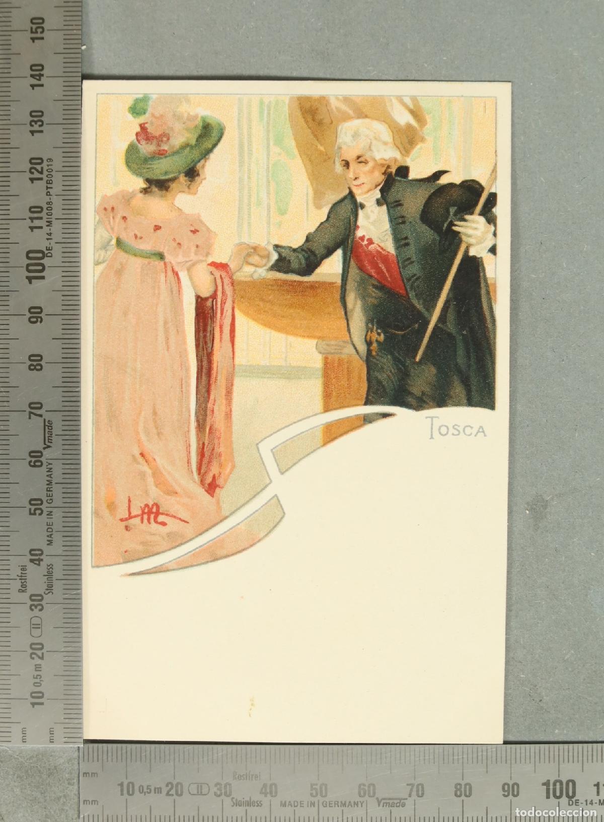 Postales: POSTAL. Tosca - Leopoldo Metlicovitz - Edizioni Ricordi