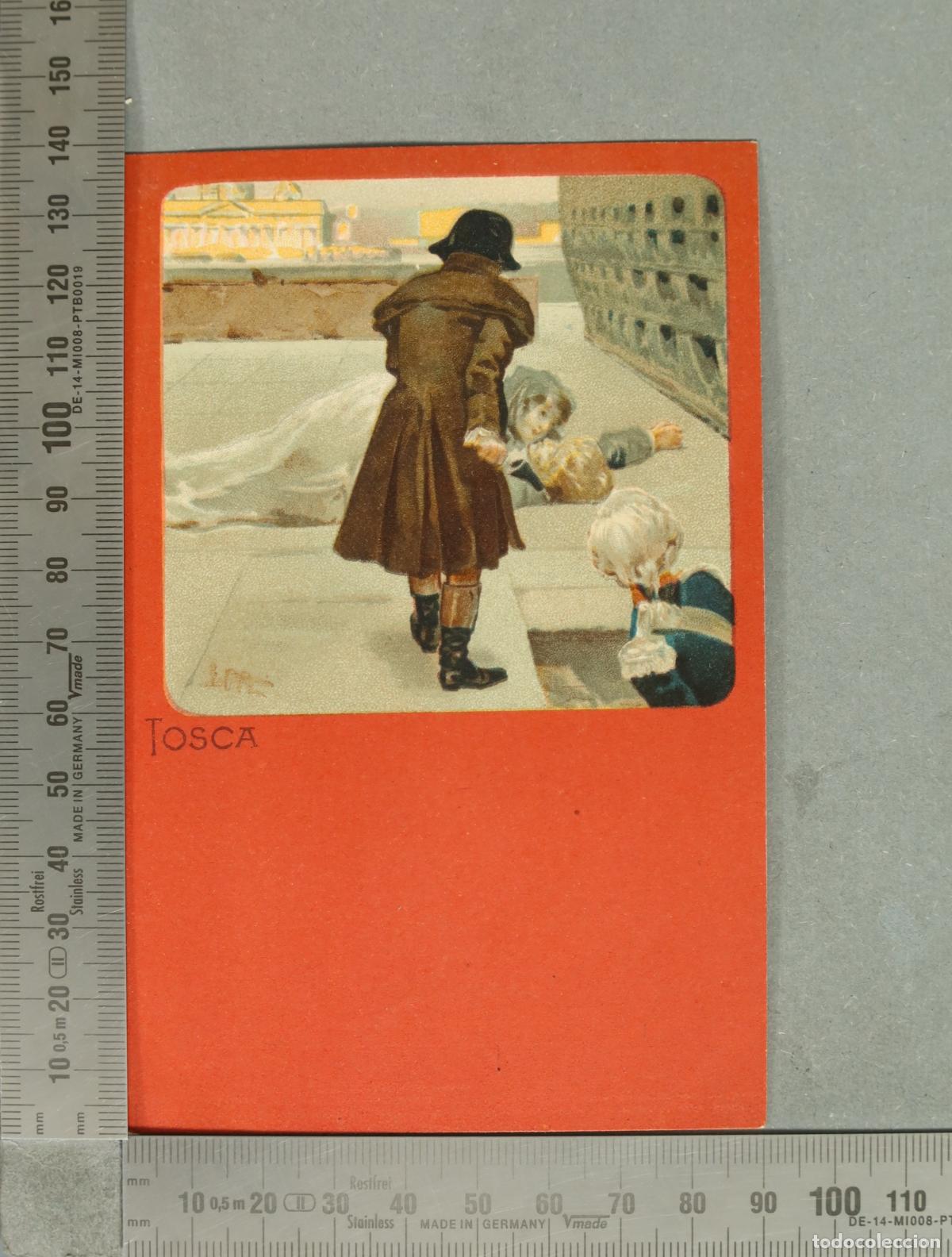 Postales: POSTAL. Tosca - Acto III - Ricordi - Leopoldo Metlicovitz