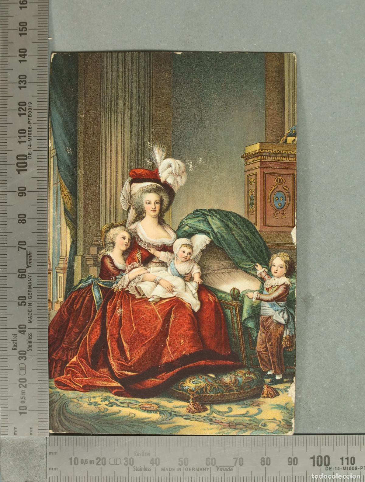 Postales: POSTAL. Mar&iacute;a Antonieta y sus hijos - &Eacute;lisabeth Vig&eacute;e Le Brun