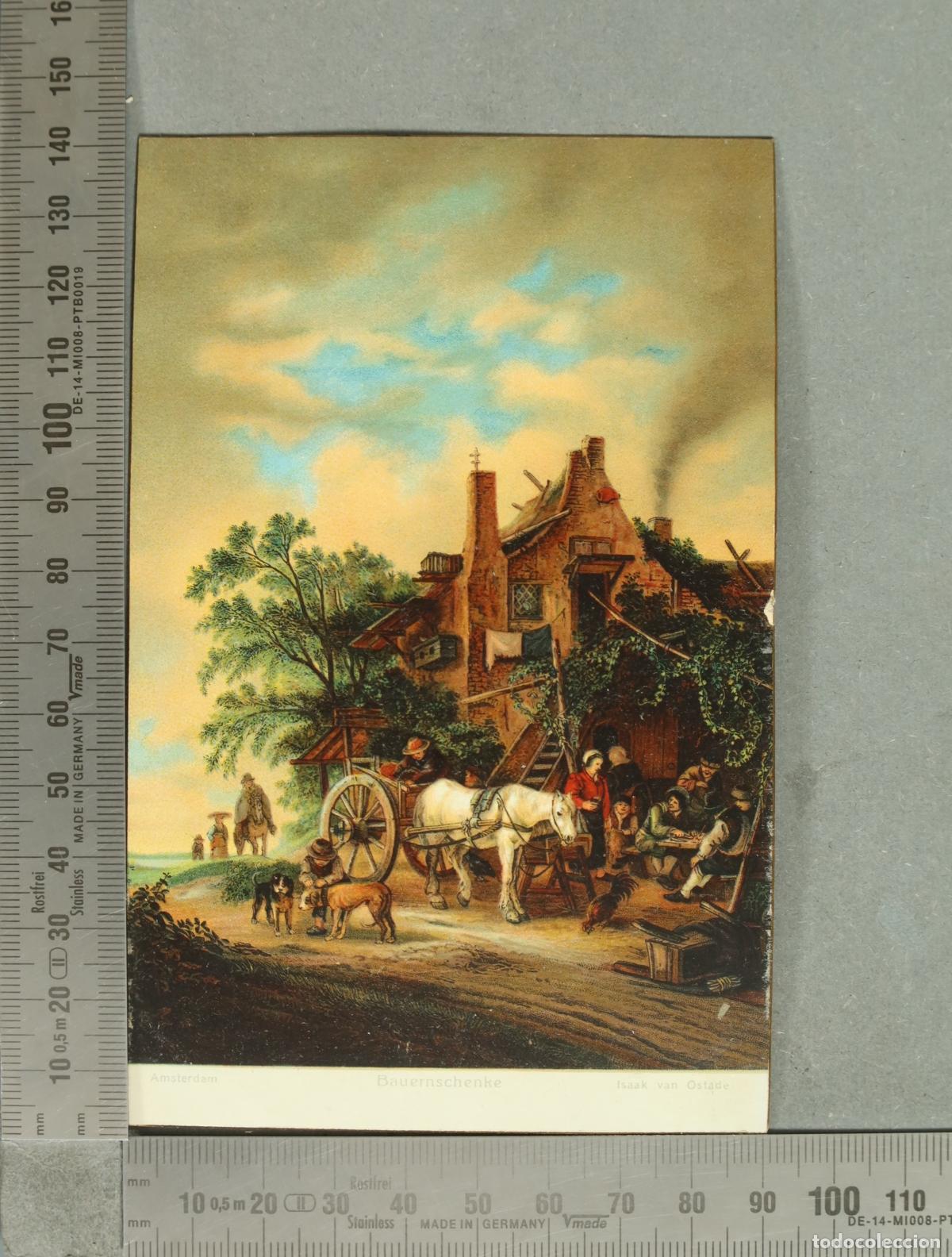 Postales: POSTAL. Bauernschenke - Isack van Ostade