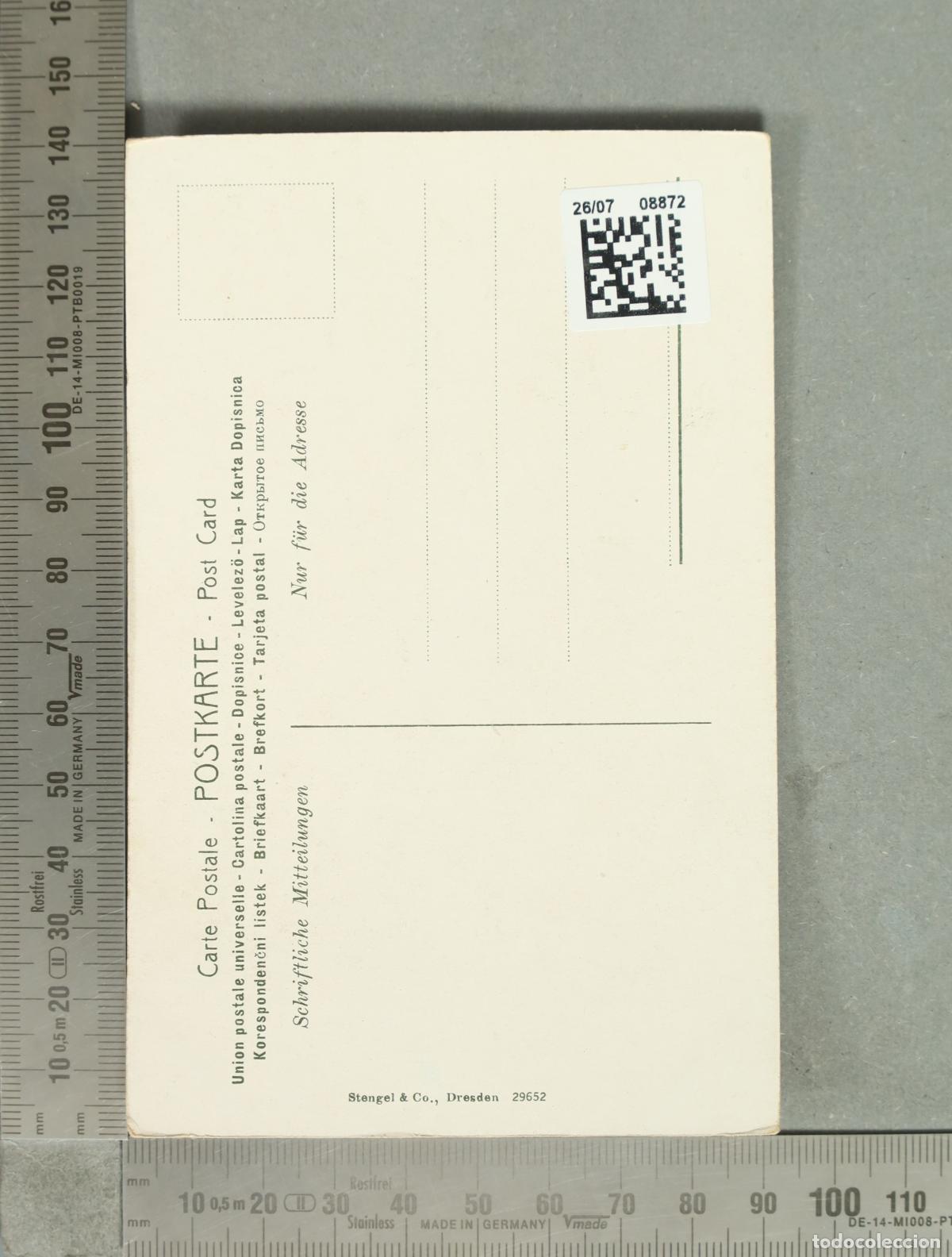 Postales: POSTAL. El Juicio de Paris de Adriaen van der Werff. - Foto 2