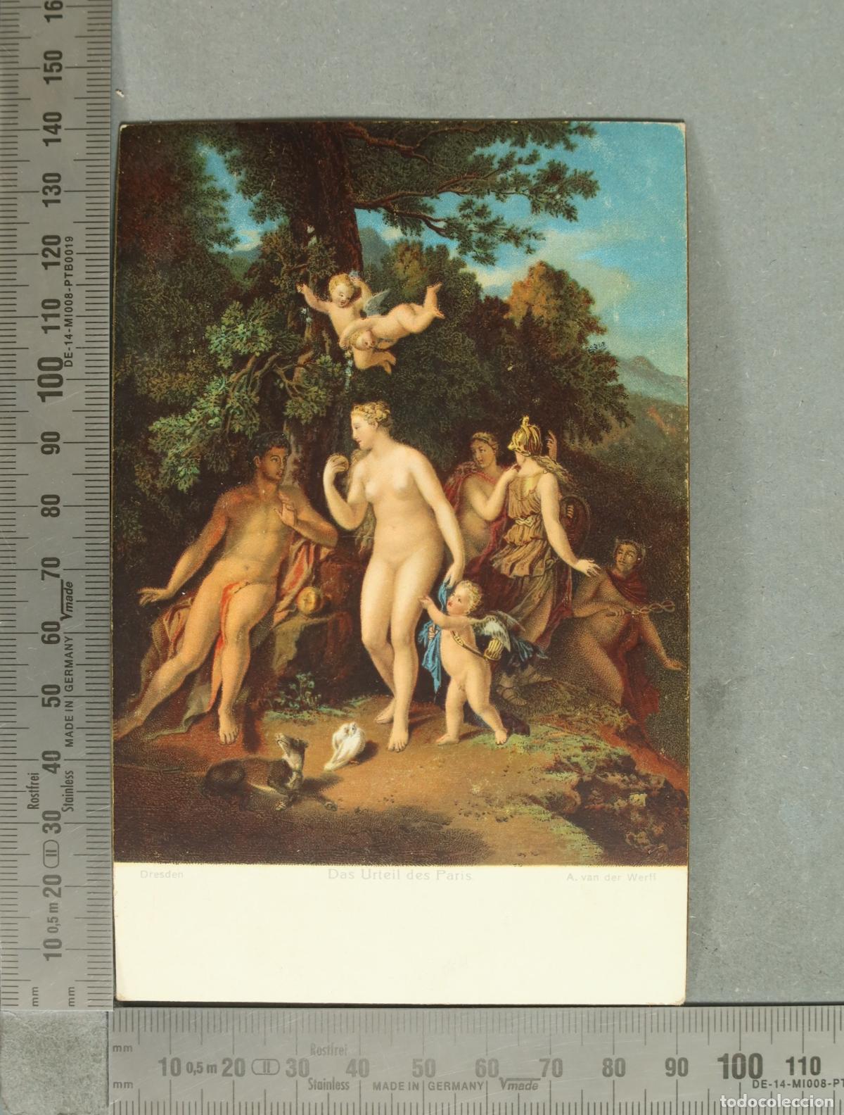 Postales: POSTAL. El Juicio de Paris de Adriaen van der Werff.