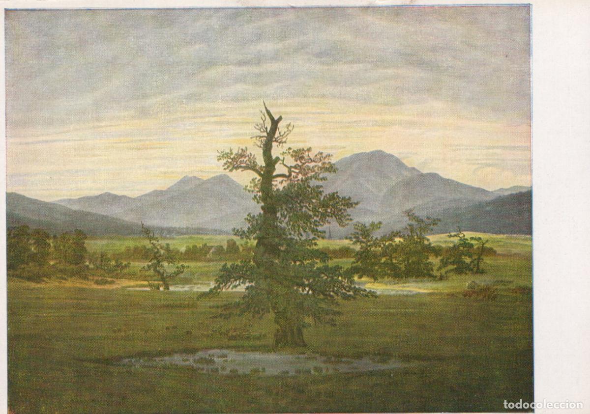 Postales: Germany Dresden Caspar David Friedrich the Lonely Tree Unposted *YAV052