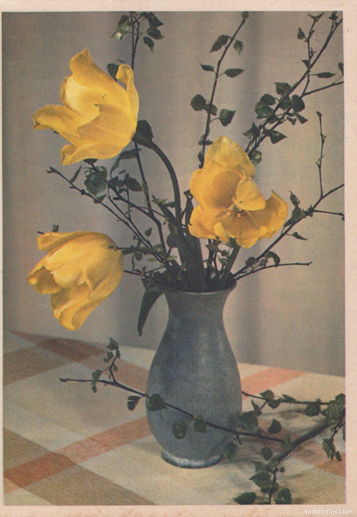 Postales: Yellow Tulips in Vase Still Life *YAY016