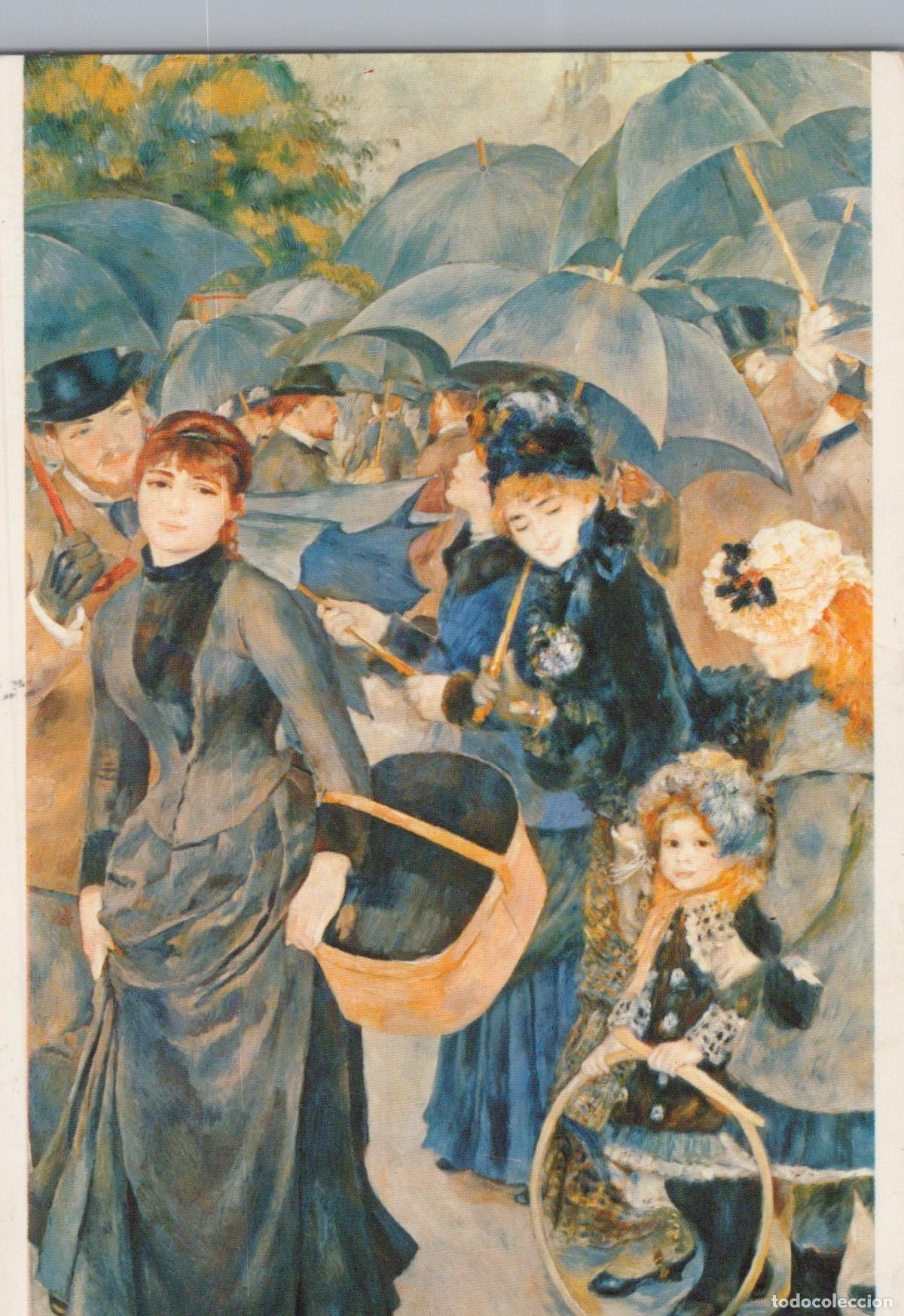 Postales: France Paris Pierre Auguste Renoir les Parapluies the Umbrellas Art *YAY070